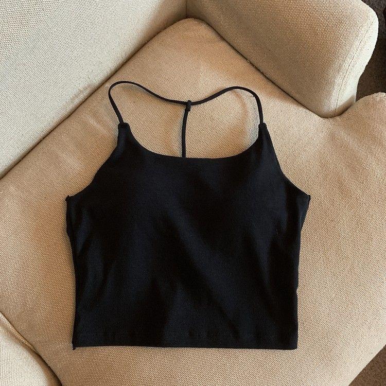 Product Introduction of Áo Vest Hai Dây Nhỏ Lưng Đẹp Cô Gái Nóng Bỏng Thuần Khiết, Đệm Ngực Nữ, Có Thể Mặc Ngoài Trời Và Trong, Thiết Kế Hở Lưng Mỏng, Áo Mặc Trong, Năm 2025 21