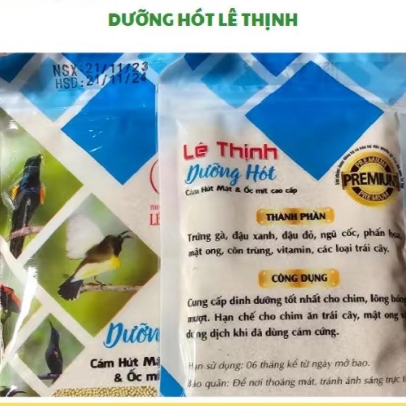 10 Gói Dưỡng Hót Lê Thịnh 1 Kg - Cám Chim Hút Mật - Thức Ăn Chim Cảnh - Thương Hiệu Lê Thịnh