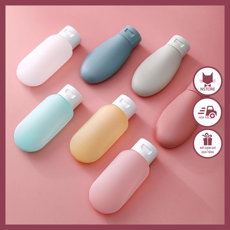 Chai Chiết , Tuýp Chiết Mỹ Phẩm Du Lịch Mini Tiện Lợi (Nhiều Màu) Đựng Dầu Gội, Dầu Xả, Sữa Tắm