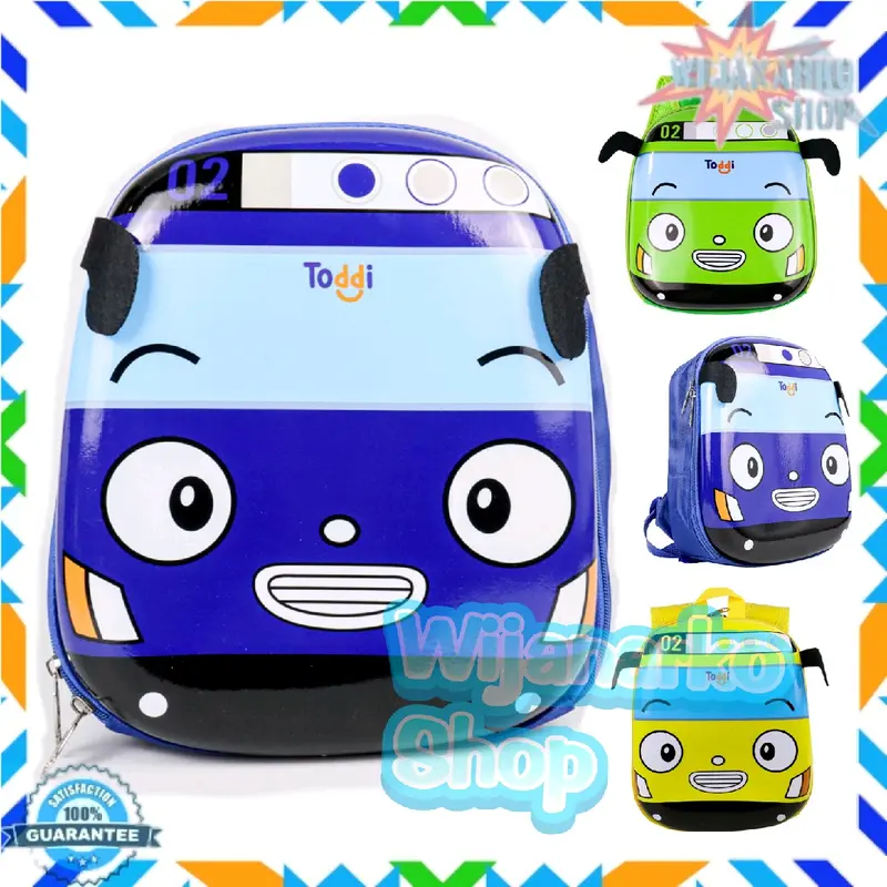 Toddi Tas Ransel Sekolah Anak Backpack Model Bus Tayo - E-300 Bag Kids 0