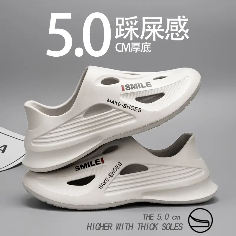 2025 Jiiming Shoes Closed Toe Couple Slippers Anti-Slip Men's Slippers Outdoor Casual Shoes 36-45