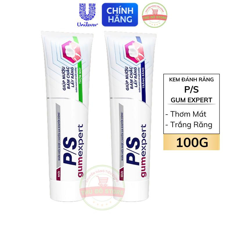  Kem Đánh Răng PS Gum Expert Chuyên Gia Chăm Sóc Nướu Thơm Mát Trắng Răng - Tuýp 100G 