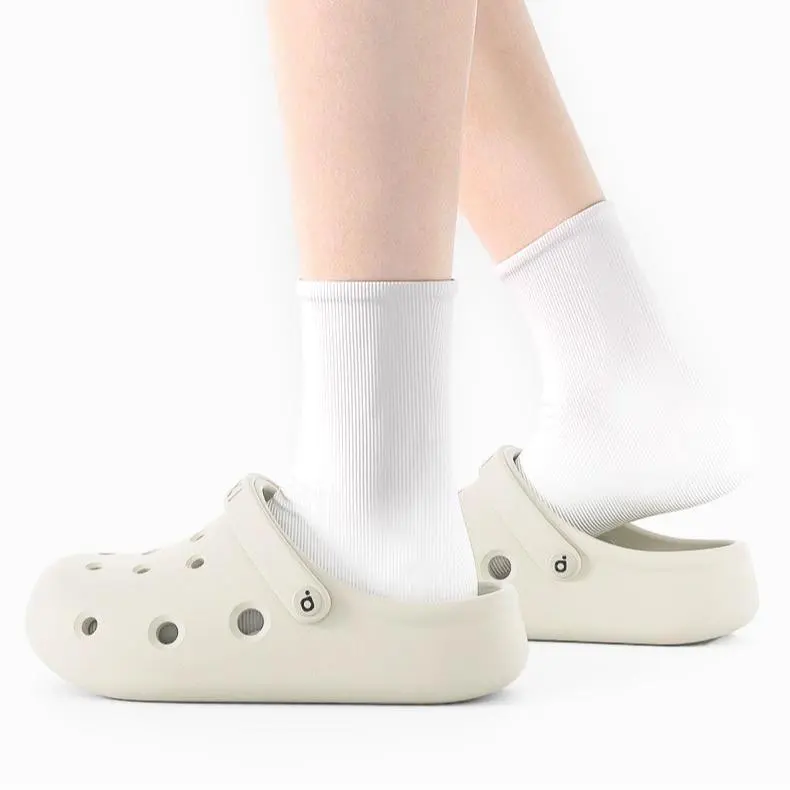 PUXI Bean Croc-Style รองเท้าหัวโต หัวโต รองเท้า แตะ ลื่น เหมาะสำหรับเดินชายหาด แฟชั่นฤดูร้อนสำหรับผู้ หญิง PS1508