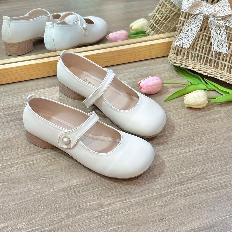 [NG] Giày búp bê quai liền khuy ngọc (Form to)