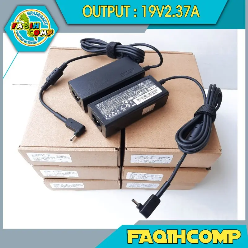 Adaptor Charger Acer Aspire 5 A514-53 A514-53G A514-52KG A115-31 19V-2.37A 45W DC (3.0x1.1mm) Laptop Computer 2