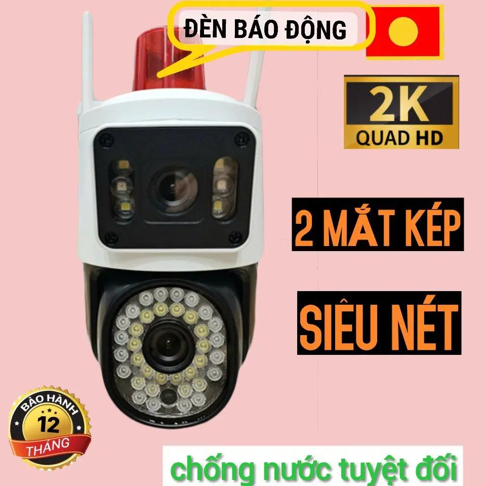 CAMERA YOOSEE 2K BẢN SIÊU NÉT ĐỘ PHÂN GIẢI 2K 2304 x 1296   ( LOẠI NÉT NHẤT MỚI RA - 2024 ) - CHỐNG NƯỚC TUYỆT ĐỐI - ĐÀM THOẠI 2 CHIỀU - BẢO HÀNH 12 THÁNG