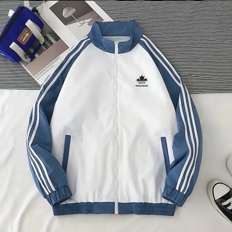 Áo Khoác Nam Nữ Cải Mero Cổ Đứng Dày Dặn Hot Tren Siêu Ngầu Menswuar Jacket Có Túi 4