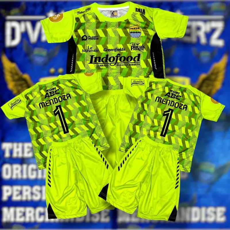 FLASE SALE Baju bola anak setelan kiper Persib MENDOZA 1-15th FULLPRINTING2024 2025 Outdoor Sport 2