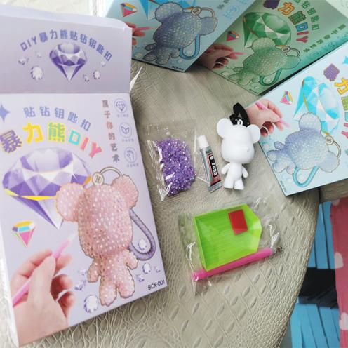 Mainan DIY DIAMOND Coloring BEAR Lovely Bear 922-78 2