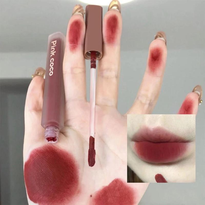 Product Introduction of Son Bóng Lì Không Thấm Nước, Gợi Cảm, Khỏa Thân, Son Bóng Lâu Trôi, Cốc Chống Dính, Son Môi Dạng Lỏng, Trang Điểm Môi 23
