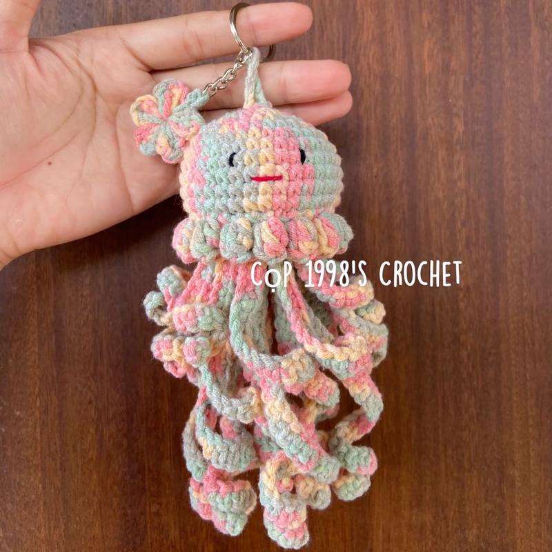 Móc khoá Sứa handmade 0
