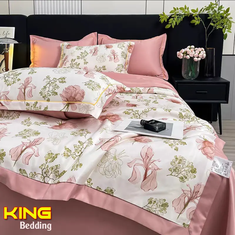 Chăn Hè LỤA THÁI kích thước 2mx2m3 Vải nhập khẩu, Chăn Lẻ Tách Set - QueenDecorvn 6