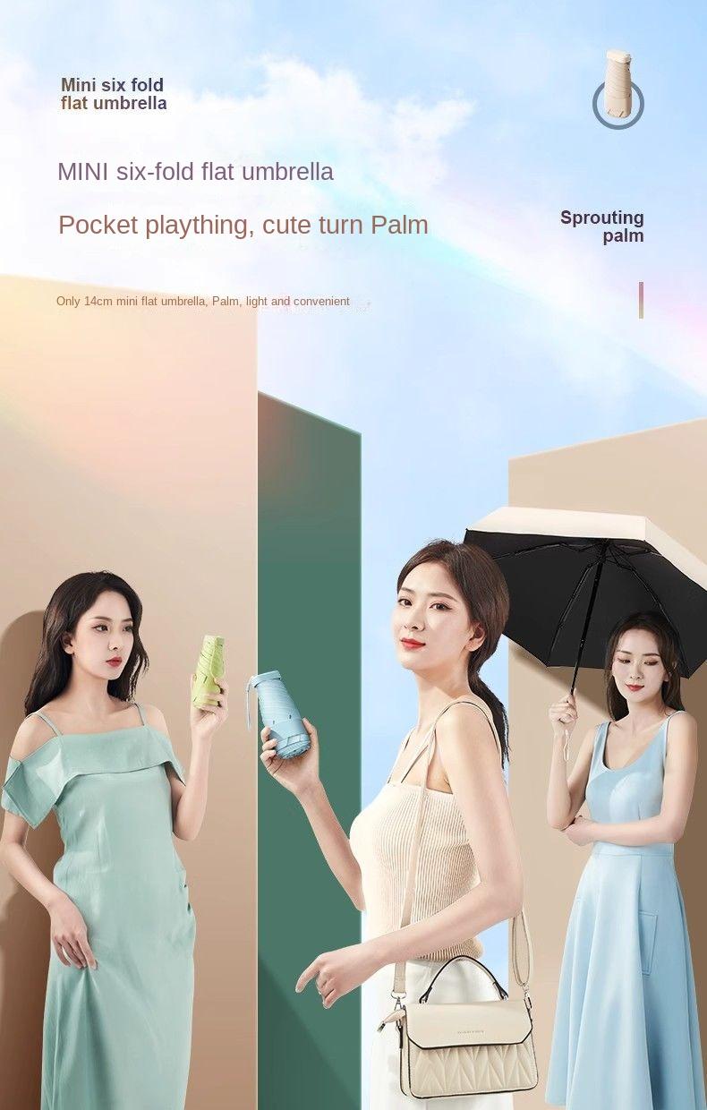 Product Introduction of Ô Dù Thẻ, Cầm Tay Và Nhỏ Gọn, Chống Tia UV, Đa Năng, Che Nắng Và Chống Nắng, Ô Gấp, Kích Thước Nhỏ, Giảm Giá 50%, Thích Hợp Để Chống Nắng 0