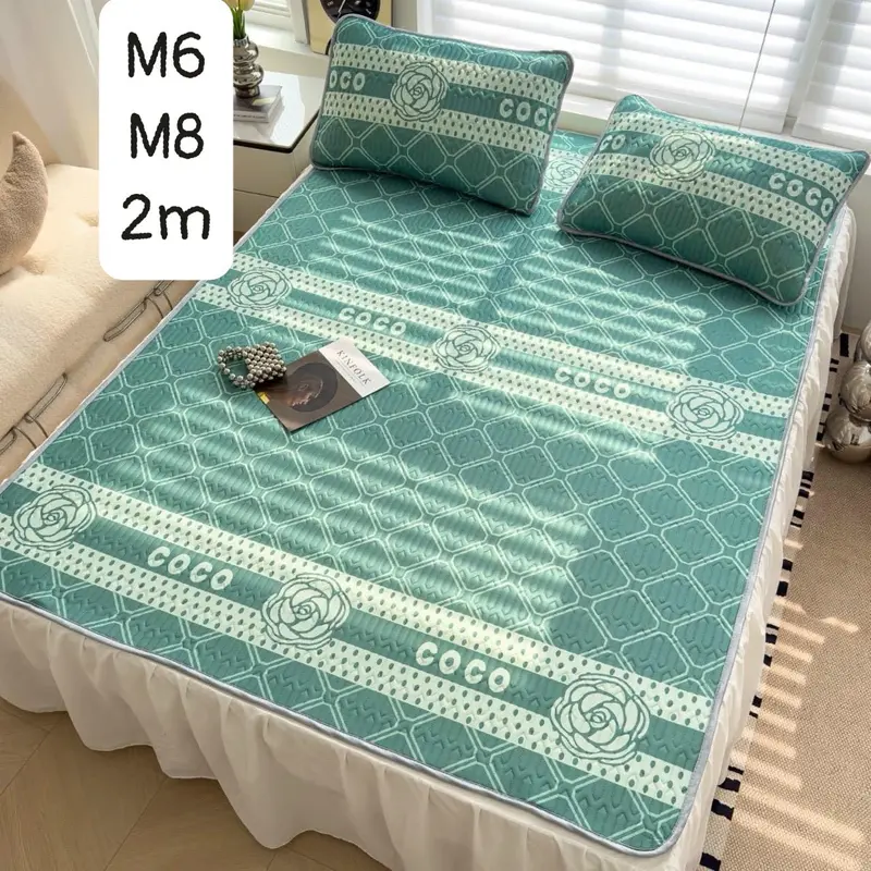 [ CHIẾU CAO SU NON SALE ] Chiếu điều hoà 5D cao su non coco , thoáng mát ,  Thoáng khí cho mùa hè 4