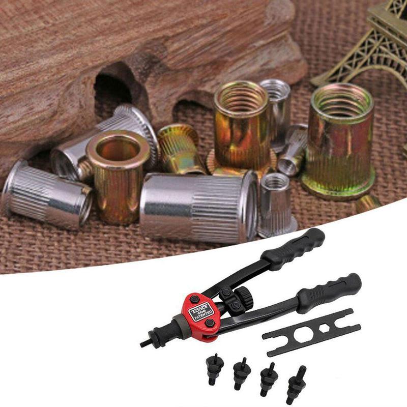 Product Introduction of BT-606 Manual Riveter Nut Tool For M3-M8 Hand Blind Riveter Gun Rivet Nut Pull Cap Auto Set Rivet Nut head 3