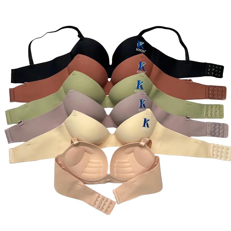 3 Áo Lót Cánh Tiên Chữ K Có Đệm Bàn Tay 3 Phân, Không Gọng, Chất Su Mềm Mại, Nhiều Màu Đẹp-Ct01 Top Bra Nữ