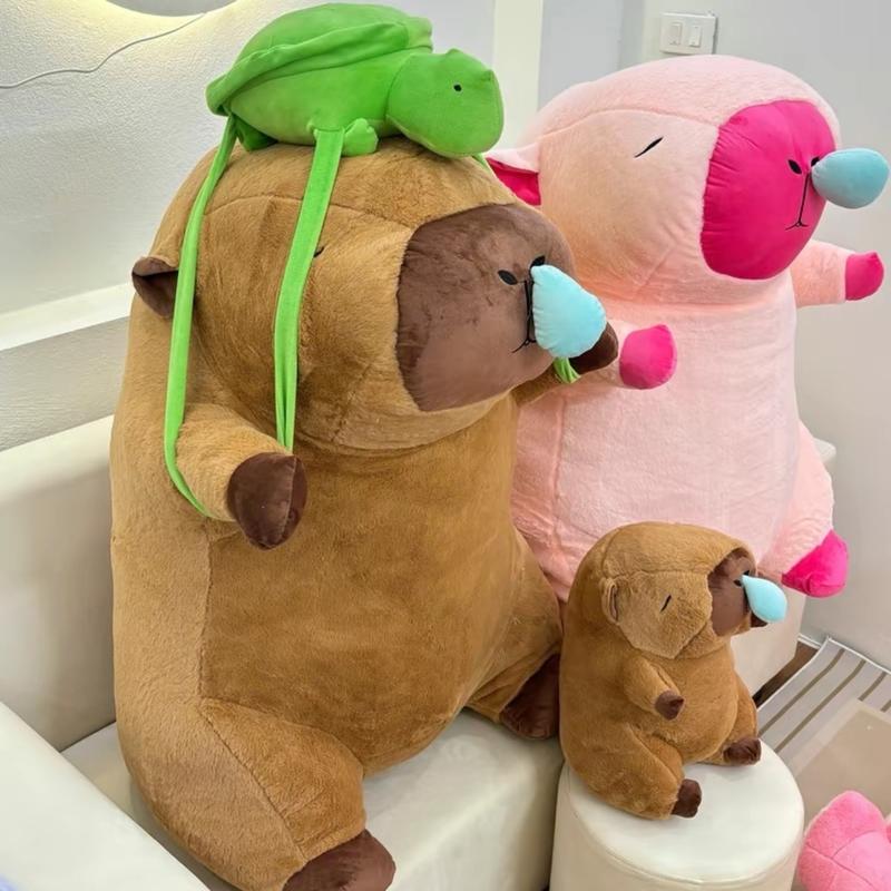 CAPYBARA SIZE KHỦNG 1M2 BẢN GIỚI HẠN 3 MÀU NÂU HỒNG VÀ XANH BƠ GẤU BÔNG HH