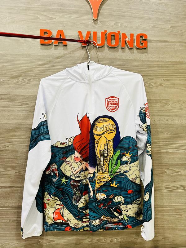  Áo bá Vương MRY cup Trắng - Trí Cường Fishing 