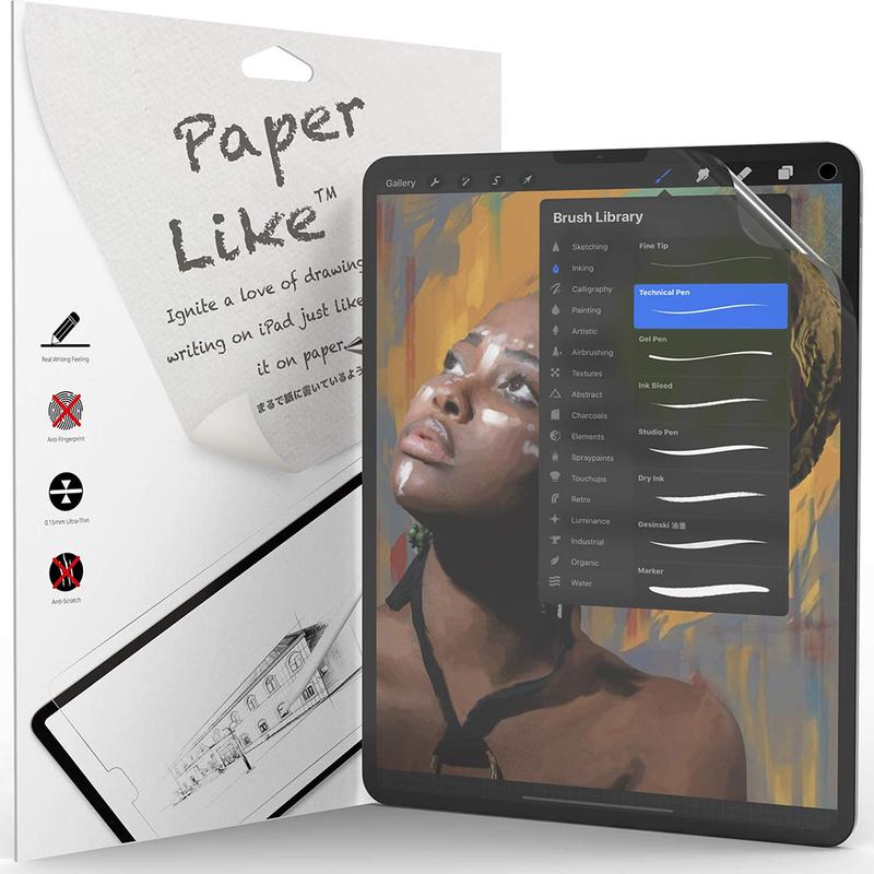 Màng bảo vệ màn hình giống giấy, sơn PET lì Viết cho iPad thế hệ thứ 11, A16, 2025, 2018, 9,7, Air 2, 3, 4, 10,5, 2020, Pro 11, 10,2, 7, Mini 4, 5