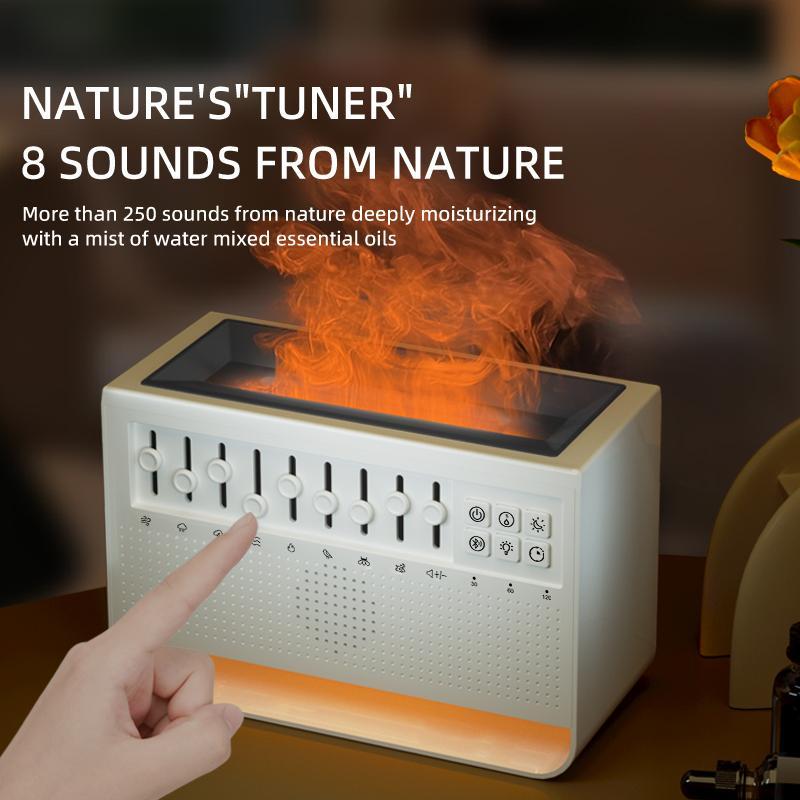 Noise Sleep Night Light Aroma Humidifier, USB Rechargeable Bluetooth-compatible Speaker Night Light, Home Atmosphere Aroma Humidifier 3