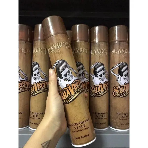 [ GIÁ SỈ ] COMBO 5 chai gôm xịt tóc kèm lược tròn tạo kiểu tóc nam nữ 2