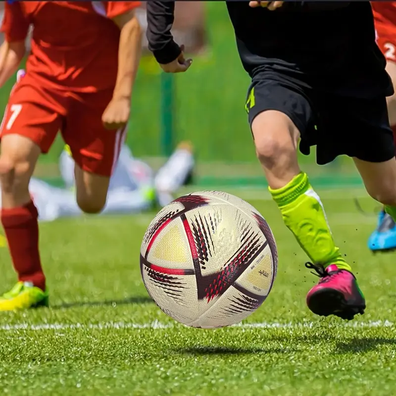 Size 5 Football, Football Training Ball, Football Training Equipment for Youth Competition, Outdoor Game Ideal Durable Equipment 5