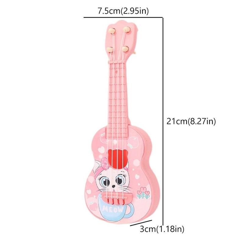 Product Introduction of Đàn Ghi Ta Dễ Thương, Dành Cho Trẻ Từ 5-9 Tuổi, Đàn Ghi Ta Ukulele, Đồ Chơi Âm Nhạc Cho Trẻ Mới Biết Đi, Thích Hợp Cho Trẻ Mới Biết Đi Từ 1-3 Tuổi, Âm Nhạc, A6J8 44