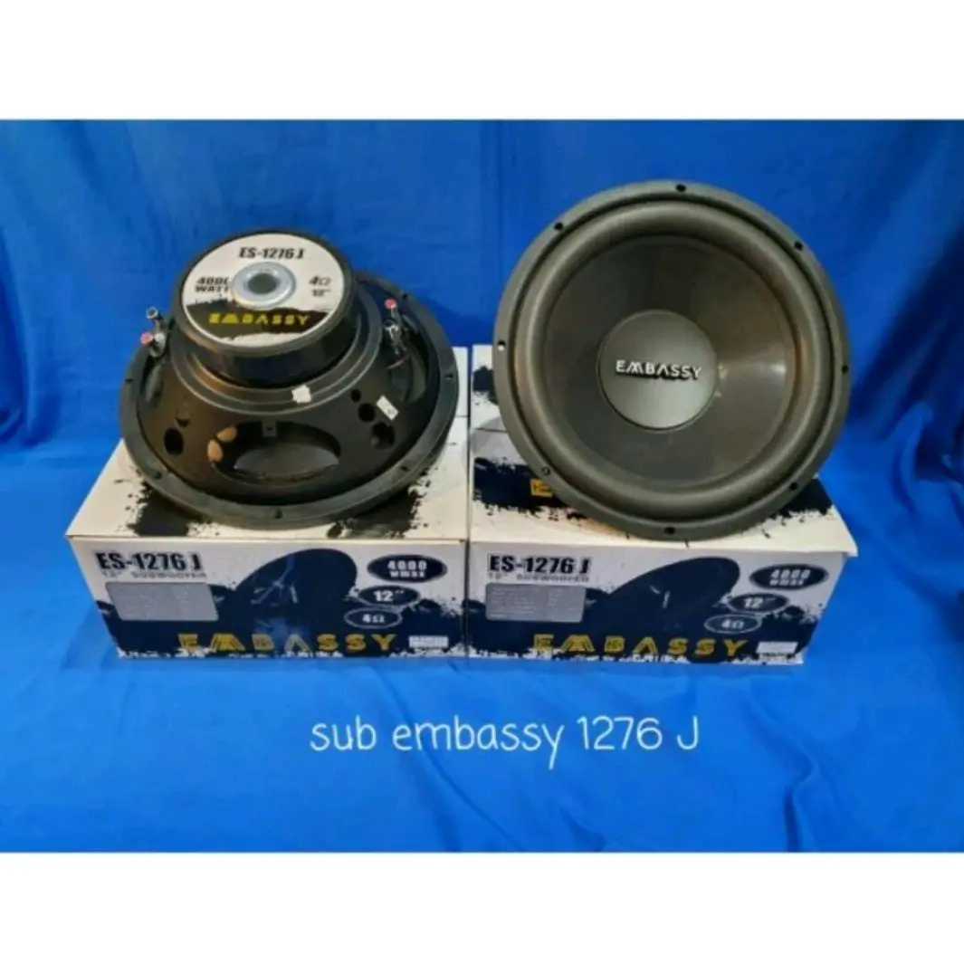 Subwoofer Embassy es 1276 J