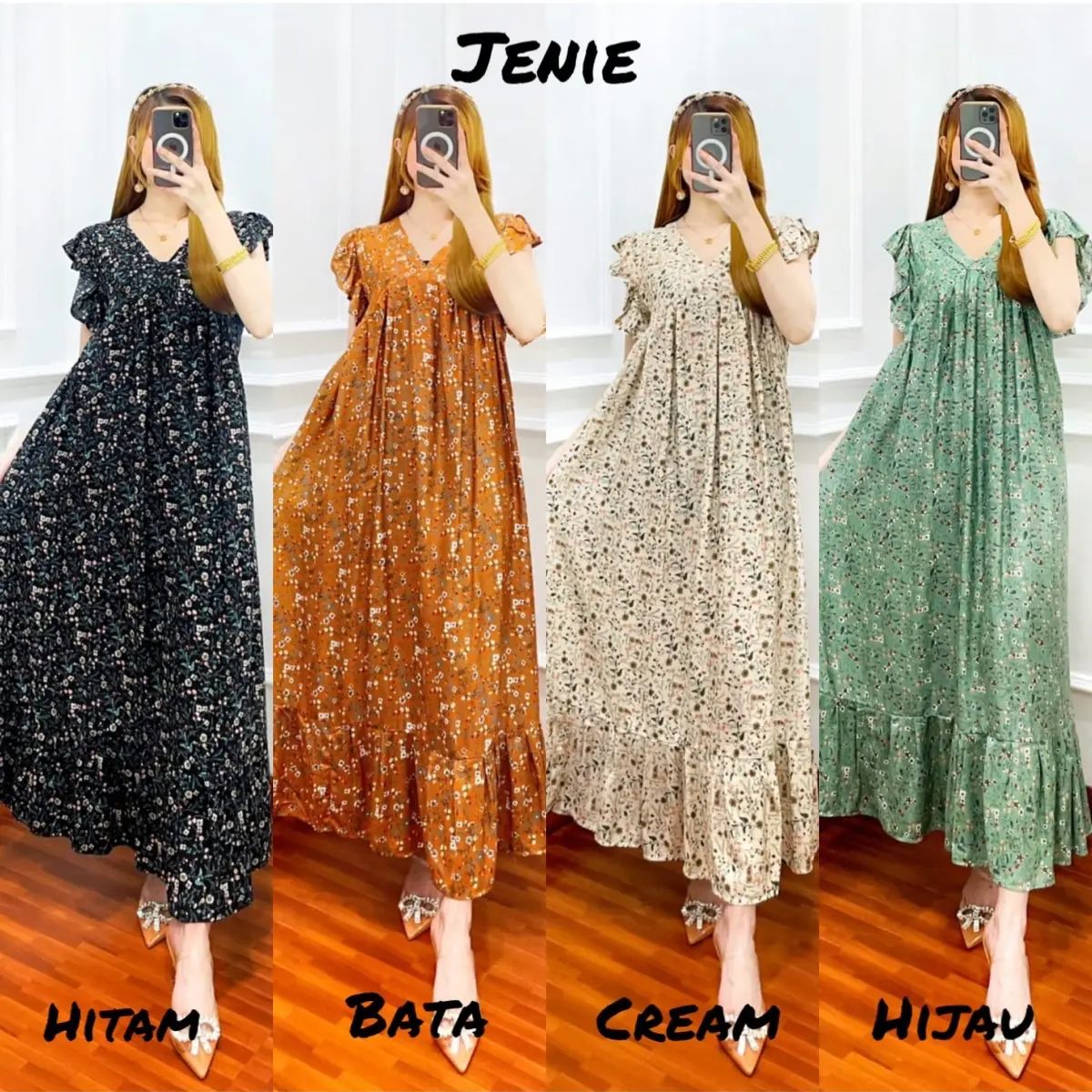 Jenie Dress Daster Rayon Best seller