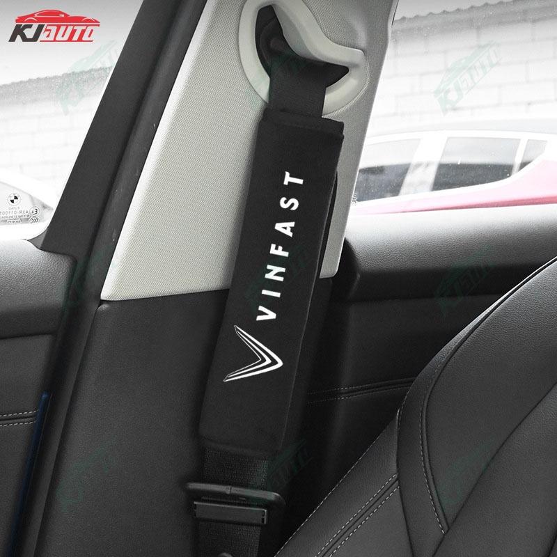 2 Pcs Vinfast Car Seat Belt Shoulder Pads Soft Plush Cool Ice Silk for Vf 8 Vf 9 Vf E34 Lux A Fadil President SA VF E34 Accessories 2