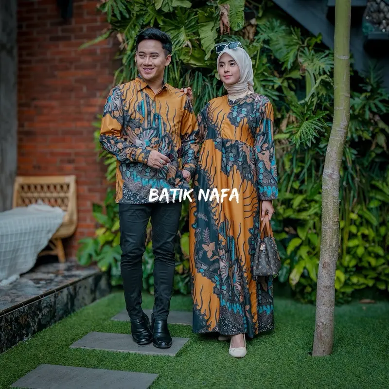 copel gamis GAMIS BATIK SRIWEDARI MAXI BUMIL/BUSUI POLY TEXTIL SOGAN ALLSIZE & JUMBO kemeja dan Gamis Bunga Katun Dress Wanita Couple Sarimbit Panjang Keluarga #batik Nafa Baju Pasangan baju gamis kapel suami istri 2