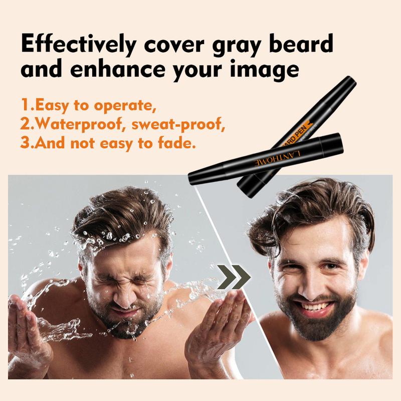 Product Introduction of Men's Beard Waterproof Beard Beard Styling Filler Pen 3