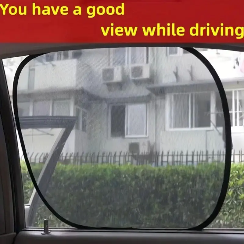 Car Side Window Sunshade, Mesh Car Window Shade, Car Interior Accessories 4