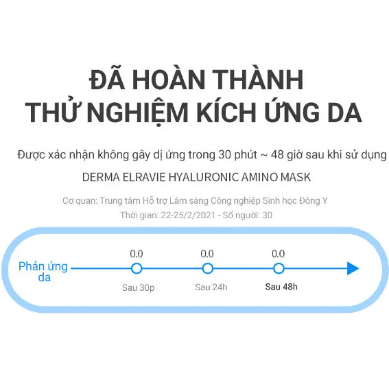 Mặt Nạ Elravie Hyaluronic Amino Mask Dược Mỹ Phẩm Cao Cấp Hàn Quốc Dưỡng Ẩm, Làm Dịu 01 miếng 25g 5
