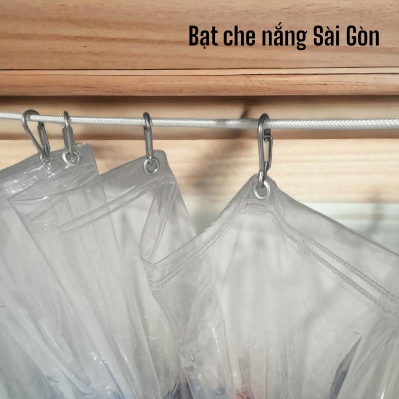  Rèm nhựa PVC trong suốt   Rèm kéo ngăn lạnh  Rèm nhựa che mưa che bụi 