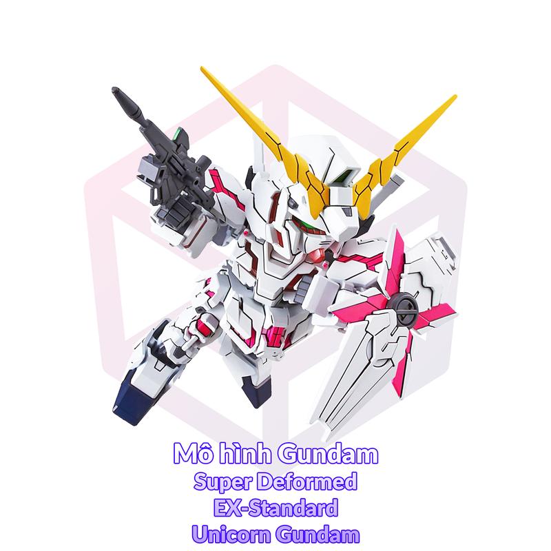  Mô Hình Gundam Bandai SD EX Unicorn Gundam  Destroy Mode  EX Standard UC  GDB   BSD  