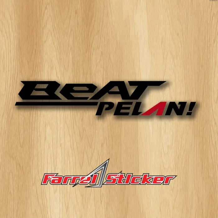 Stiker cutting sticker BEAT PELAN! 0