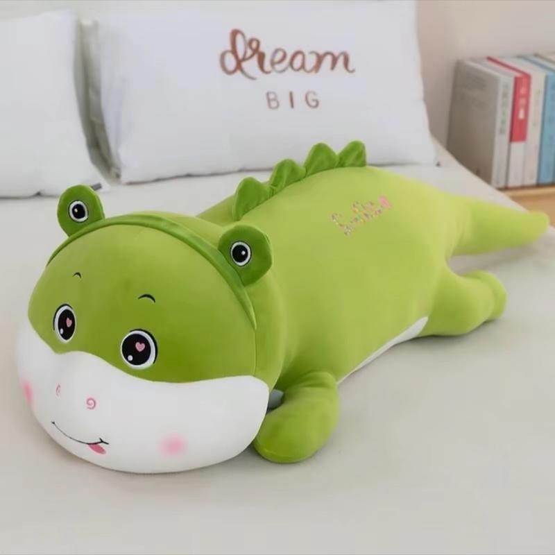 Gấu bông khủng long ếch xanh size 1m-1m7 Thú Bông Thú Nhồi Bông Toy