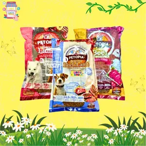 PETOPIA DRY DOG FOOD ADULT / PUPPY FRESHPACK 800GR - Makanan Anjng Premium Untuk Dewasa Atau Anak Anjing