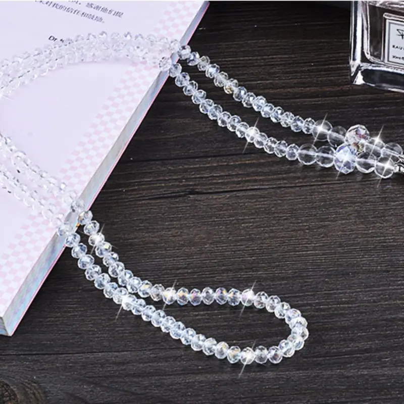 Dây Đeo Điện Thoại Thông Dụng 44Cm, Dây Đeo Lấp Lánh Lấp Lánh, Dây Treo Điện Thoại Di Động, Gói Thẻ 6