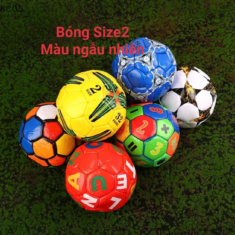 Quả bóng đúc, bóng da size 2, size 3, size 5 giành cho các bé đến học sinh ( tặng kim bơm) 5