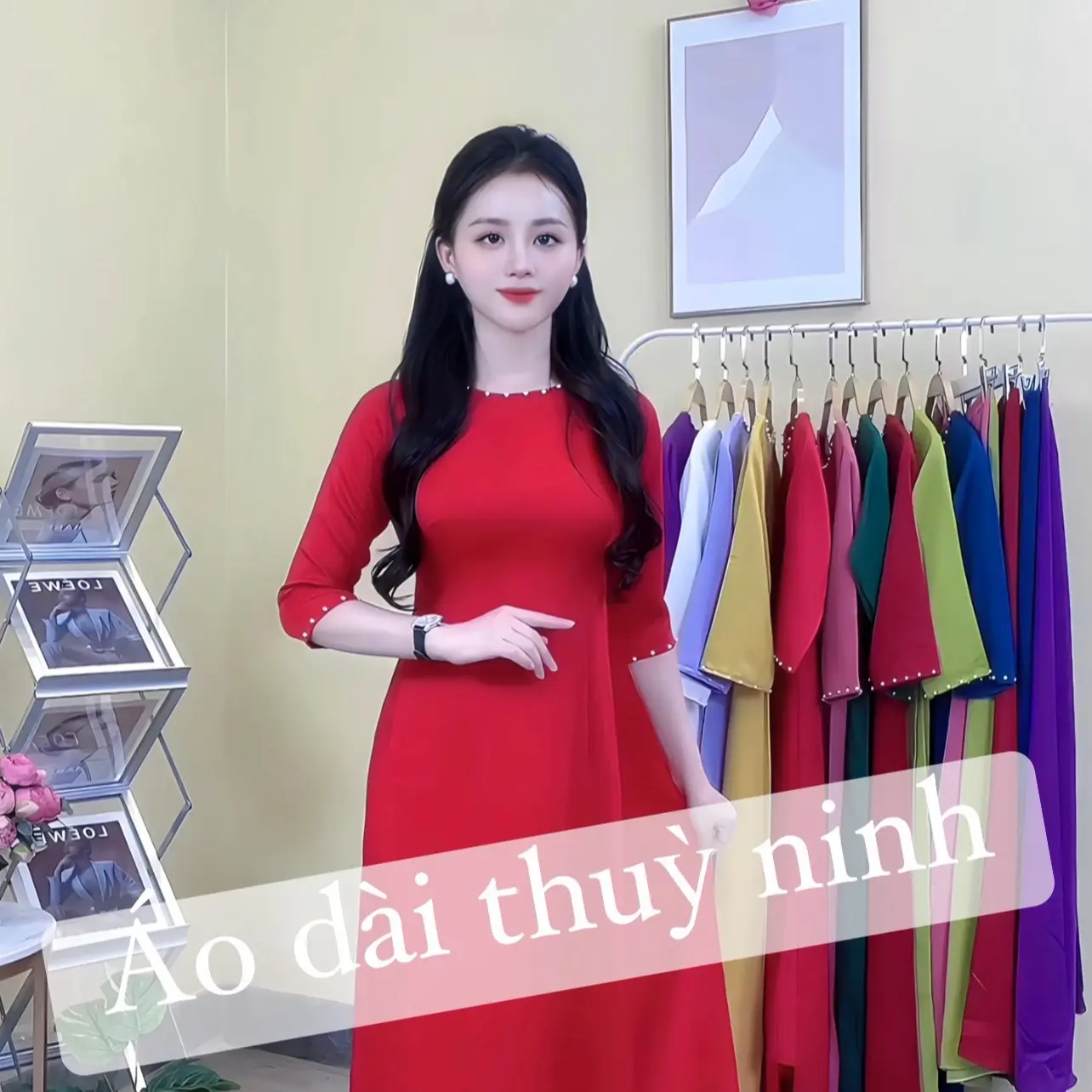 1b Áo dài tây thi đính ngọc hàng loại 1. Đủ size S-5xl