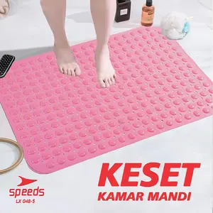 SPEEDS Keset Karpet Anti slip Kamar Mandi Keset Kaki Serap Air Karpet PVC Bath Mat 048-5