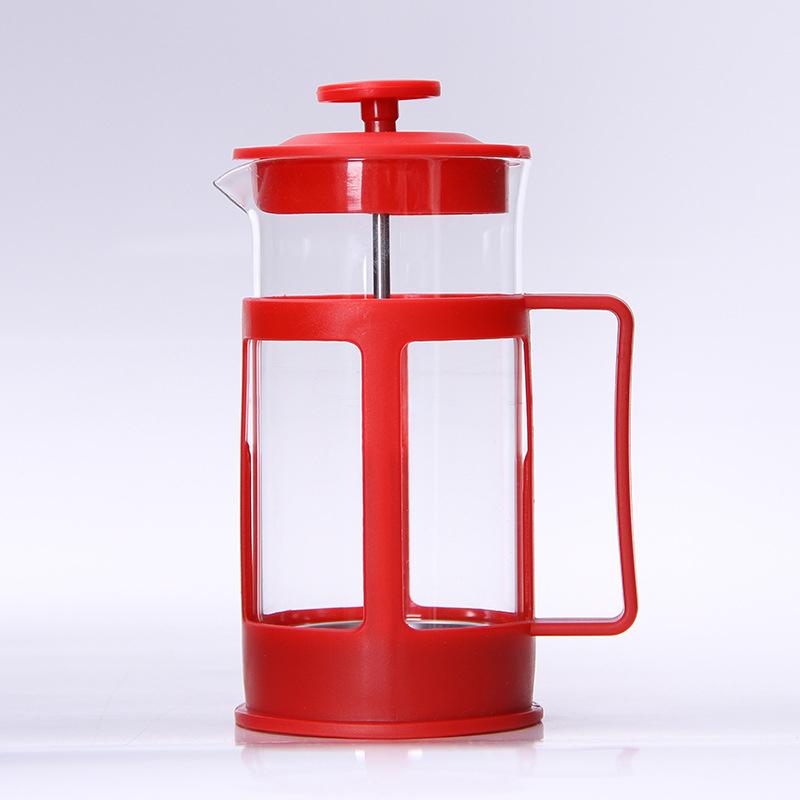 Product Introduction of Plastic French Presses Pot Coffee Maker Filter Coffee Pot Household Moka Coffee Machine Coffee Pot Percolator Tool 6