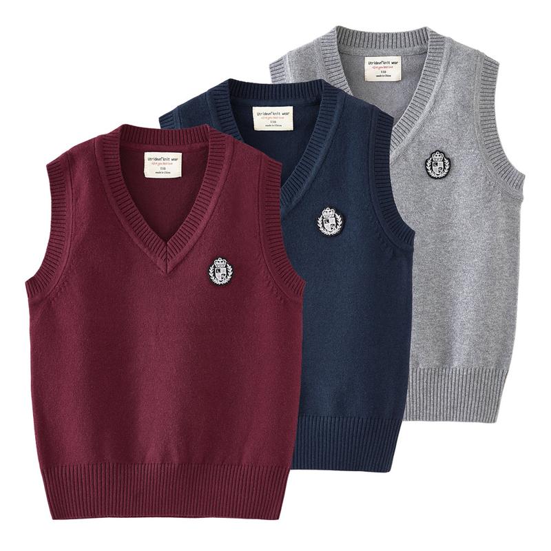 Áo Gile len SIZE ĐẠI cho bé trai từ 30-60kg- Mẫu AL206