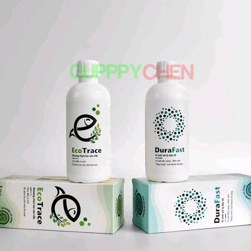 Bộ đôi xử lý nước Durafast - Ecotrace cho hồ cá thuốc tím 0