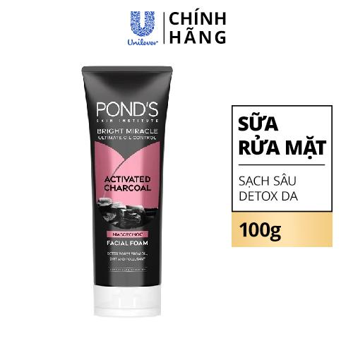  4  Sữa Rửa Mặt Pond's mới 3X Hỗ Trợ Dưỡng Da Mặt với Niacinamide và Vitamin C không gây khô da 100g Dưỡng Ẩm Da 