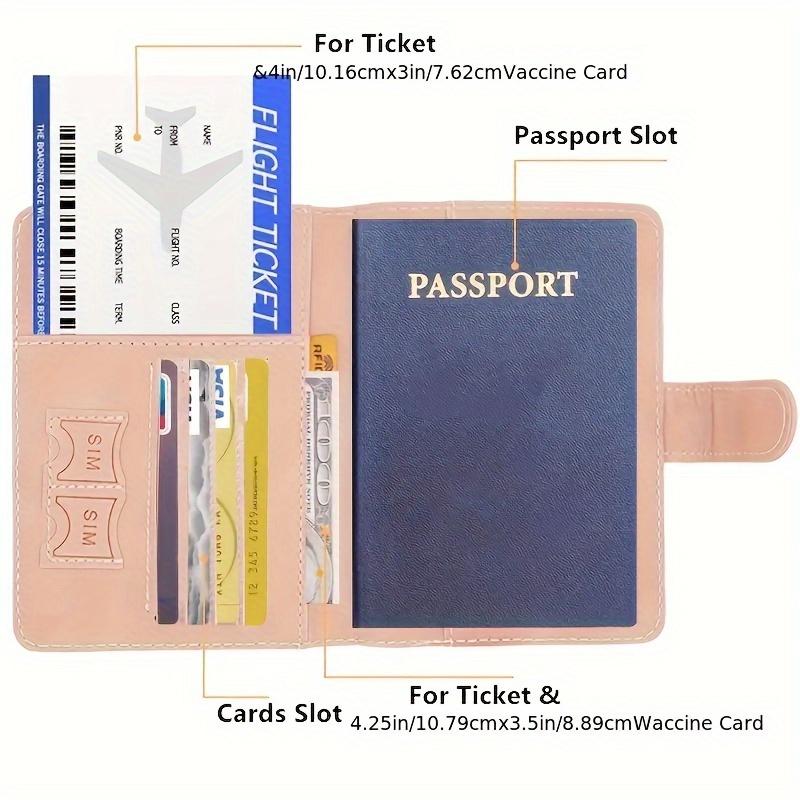 Product Introduction of Anti Theft Travel Passport Card Bag, RFID Multifunctional Passport Bag, PU Leather Wallet 3