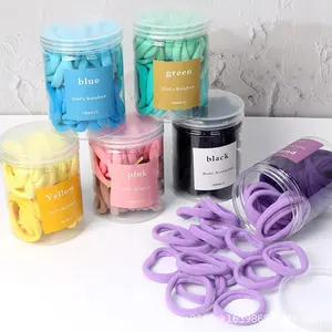 BISA COD F5380  Ikat Rambut Korea Bahan Karet Elastis 20 PCS & 50 PCS / Set Ikat Rambut Gaya Korea Scrunchies