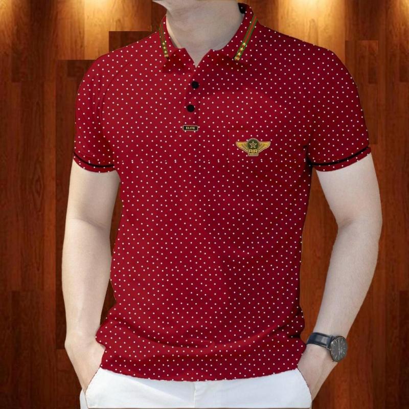 Áo Polo Nam, Phong Cách Cổ Điển Trang Trọng, Trang Phục Thời Trang, Áo Công Sở Nhẹ, Thích Hợp Cho Các Dịp Trang Trọng Menswear Shirt 3